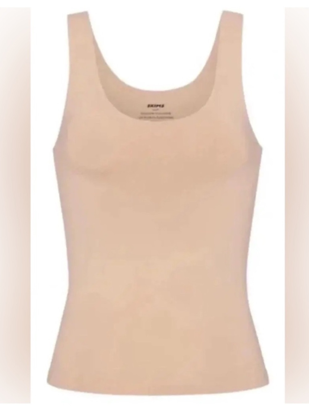 Skims Soft Smoothing Seamless Tank in Nude, Size L